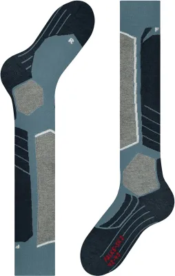 FALKE SK2 INTERMEDIATE smoke blue lyžařské ponožky