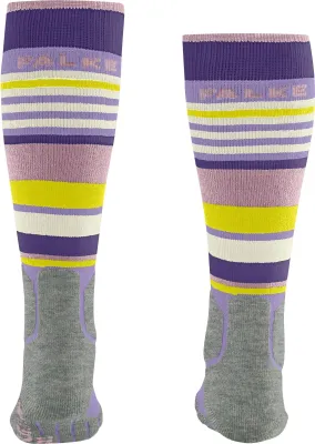FALKE SK2 KIDS light lilac dětské lyžařské ponožky FALKE SK2 KIDS light lilac dětské lyžařské ponožky