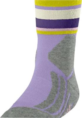 FALKE SK2 KIDS light lilac dětské lyžařské ponožky FALKE SK2 KIDS light lilac dětské lyžařské ponožky