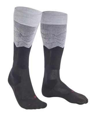 FALKE SK4 black lyžařské ponožky