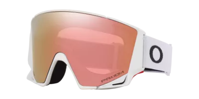 OAKLEY FLOW SCAPE M Matte White wPrizm Rose Gold & Iced sjezdové brýle 