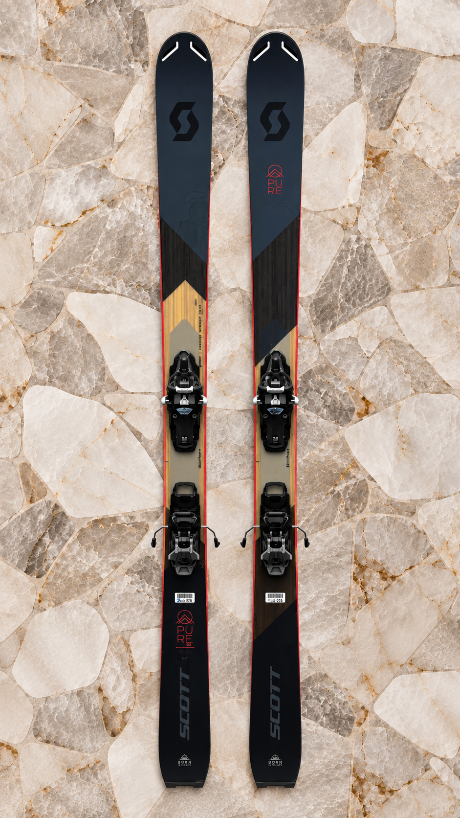 SCOTT PURE FREEE 90 testovací skialpové lyže + vázání Fritschi Vipec Evo 100 + pásy MONTANA Montamix 23/24