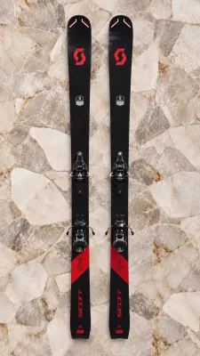 SCOTT SUPERGUIDE 88 testovací skialpové lyže černé + vázání Fritschi Vipec Evo 90 + pásy MONTANA Montamix 24/25 | 178 cm
