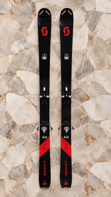 SCOTT SUPERGUIDE 88 testovací skialpové lyže černé + ATK Rent ME 2.0 + pásy MONTANA Montamix 22/23 | 173 cm