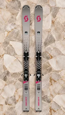 SCOTT SUPERGUIDE 88 W testovací skialpové lyže růžové + vázání ATK Rent ME 2.0 + pásy MONTANA Montamix 21/22 | 144 cm, 144 cm
